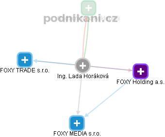 Lada H. - Vizualizace  propojení osoby a firem v obchodním rejstříku