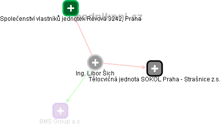 Libor Š. - Vizualizace  propojení osoby a firem v obchodním rejstříku