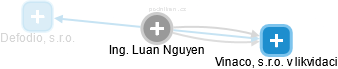  Luan N. - Vizualizace  propojení osoby a firem v obchodním rejstříku