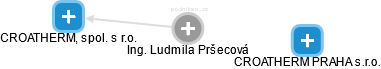  Ludmila P. - Vizualizace  propojení osoby a firem v obchodním rejstříku