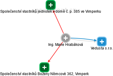 Marie Hrabáková - Vizualizace  propojení osoby a firem v obchodním rejstříku