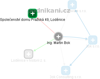 Martin Bok - Vizualizace  propojení osoby a firem v obchodním rejstříku