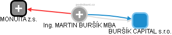 MARTIN BURŠÍK - Vizualizace  propojení osoby a firem v obchodním rejstříku
