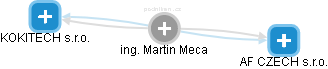  Martin M. - Vizualizace  propojení osoby a firem v obchodním rejstříku