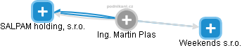 Martin Plas - Vizualizace  propojení osoby a firem v obchodním rejstříku
