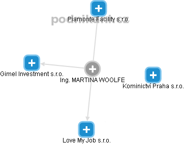 MARTINA WOOLFE - Vizualizace  propojení osoby a firem v obchodním rejstříku