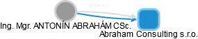 ANTONÍN ABRAHÁM - Vizualizace  propojení osoby a firem v obchodním rejstříku