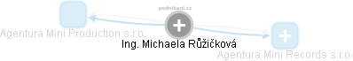  Michaela R. - Vizualizace  propojení osoby a firem v obchodním rejstříku