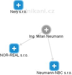 Milan Neumann - Vizualizace  propojení osoby a firem v obchodním rejstříku