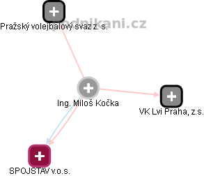 Miloš Kočka - Vizualizace  propojení osoby a firem v obchodním rejstříku