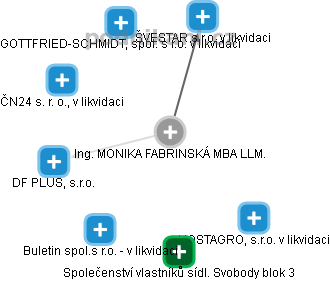 MONIKA FABRINSKÁ - Vizualizace  propojení osoby a firem v obchodním rejstříku