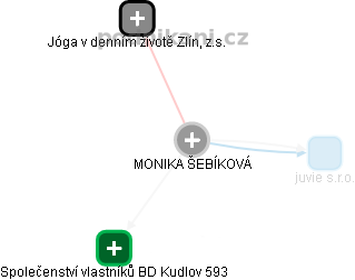 Monika Šebíková - Vizualizace  propojení osoby a firem v obchodním rejstříku