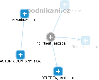  Nagif F. - Vizualizace  propojení osoby a firem v obchodním rejstříku