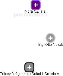 Otto Novák - Vizualizace  propojení osoby a firem v obchodním rejstříku