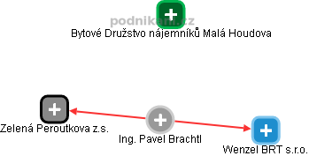 Pavel Brachtl - Vizualizace  propojení osoby a firem v obchodním rejstříku