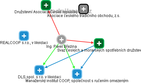 Pavel Březina - Vizualizace  propojení osoby a firem v obchodním rejstříku