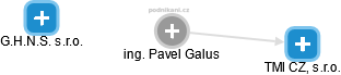 Pavel Galus - Vizualizace  propojení osoby a firem v obchodním rejstříku