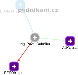 Pavel Galuška - Vizualizace  propojení osoby a firem v obchodním rejstříku