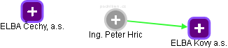 Peter Hric - Vizualizace  propojení osoby a firem v obchodním rejstříku