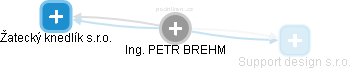 PETR BREHM - Vizualizace  propojení osoby a firem v obchodním rejstříku