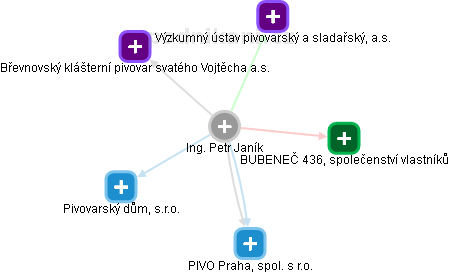 Petr Janík - Vizualizace  propojení osoby a firem v obchodním rejstříku
