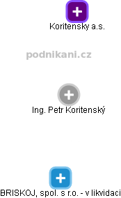 Petr Koritenský - Vizualizace  propojení osoby a firem v obchodním rejstříku