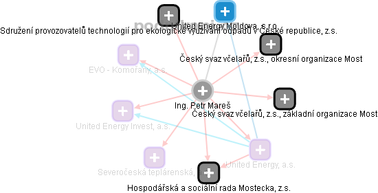 Petr Mareš - Vizualizace  propojení osoby a firem v obchodním rejstříku