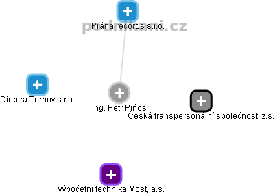 Petr Piňos - Vizualizace  propojení osoby a firem v obchodním rejstříku