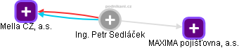 Petr Sedláček - Vizualizace  propojení osoby a firem v obchodním rejstříku