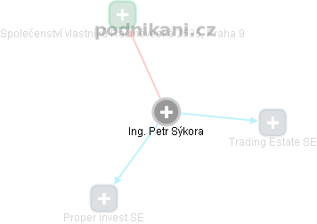 Petr Sýkora - Vizualizace  propojení osoby a firem v obchodním rejstříku