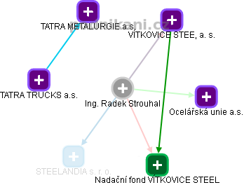 Radek Strouhal - Vizualizace  propojení osoby a firem v obchodním rejstříku