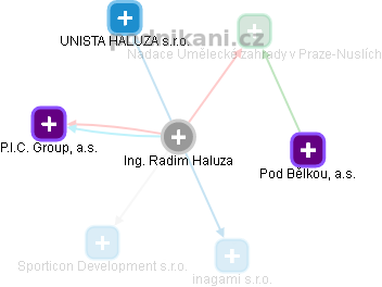 Radim Haluza - Vizualizace  propojení osoby a firem v obchodním rejstříku