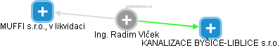 Radim Vlček - Vizualizace  propojení osoby a firem v obchodním rejstříku