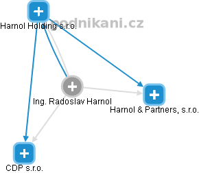 Radoslav Harnol - Vizualizace  propojení osoby a firem v obchodním rejstříku