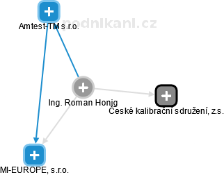 Roman Honig - Vizualizace  propojení osoby a firem v obchodním rejstříku