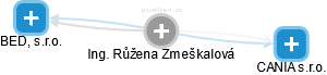  Růžena Z. - Vizualizace  propojení osoby a firem v obchodním rejstříku