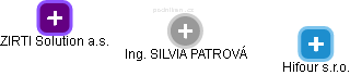  Silvia P. - Vizualizace  propojení osoby a firem v obchodním rejstříku