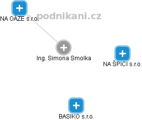 Simona Smolka - Vizualizace  propojení osoby a firem v obchodním rejstříku