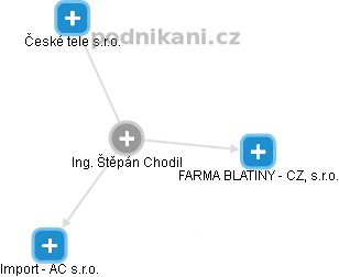  Štěpán Ch. - Vizualizace  propojení osoby a firem v obchodním rejstříku
