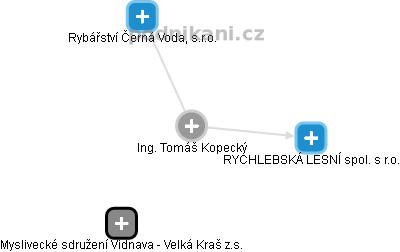 Tomáš Kopecký - Vizualizace  propojení osoby a firem v obchodním rejstříku