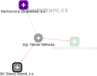 Václav Valhoda - Vizualizace  propojení osoby a firem v obchodním rejstříku