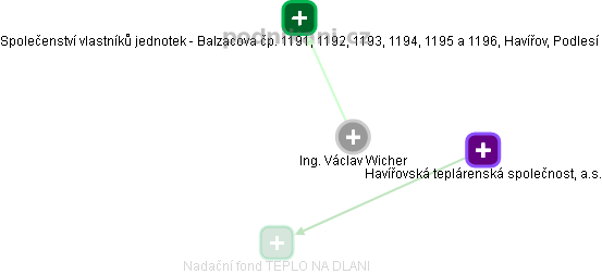 Václav Wicher - Vizualizace  propojení osoby a firem v obchodním rejstříku