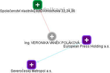 VERONIKA VANĚK POLÁKOVÁ - Vizualizace  propojení osoby a firem v obchodním rejstříku