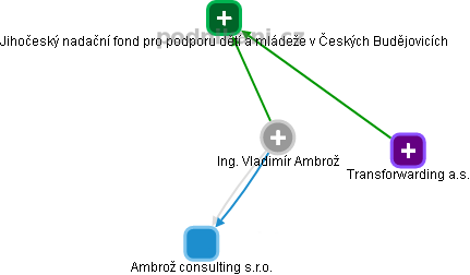 Vladimír Ambrož - Vizualizace  propojení osoby a firem v obchodním rejstříku
