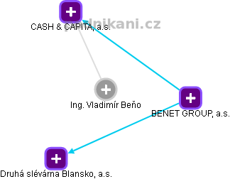 Vladimír Beňo - Vizualizace  propojení osoby a firem v obchodním rejstříku