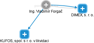 Vladimír Forgač - Vizualizace  propojení osoby a firem v obchodním rejstříku