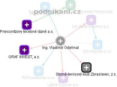 Vladimír Odehnal - Vizualizace  propojení osoby a firem v obchodním rejstříku