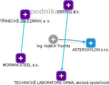 Vojtěch Trochta - Vizualizace  propojení osoby a firem v obchodním rejstříku