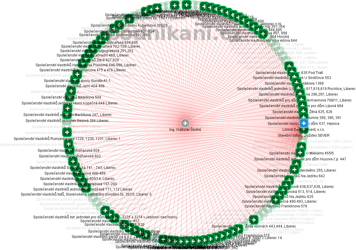 Vratislav Šedivý - Vizualizace  propojení osoby a firem v obchodním rejstříku