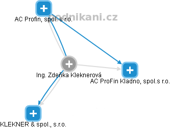 Zdeňka Kleknerová - Vizualizace  propojení osoby a firem v obchodním rejstříku